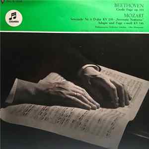 Beethoven, Mozart, Otto Klemperer, Philharmonia Orchestra - Grosse Fuge, Op. 133 / Serenata Notturna, K.239 Album