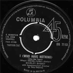 Shirley Bassey - I (Who Have Nothing) Album