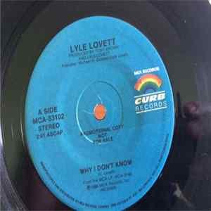 Lyle Lovett - "Why I Don't Know"/"If I Were The Man You Wanted" Album