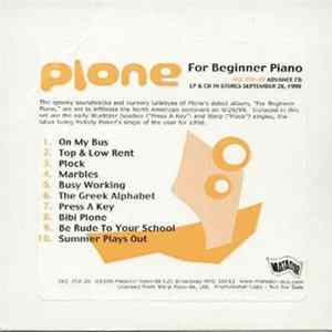 Plone - For Beginner Piano Album