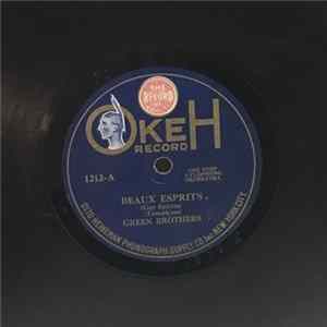 Green Brothers, Okeh Dance Band - Beaux Esprits / Sliding Sid Album