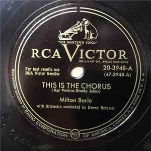 Milton Berle - This Is The Chorus / Lucky, Lucky, Lucky Me Album