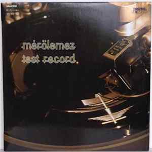 No Artist - Mérőlemez (Test Record) Album