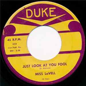 Miss LaVell - Just Look At You Fool / Tide Of Love Album