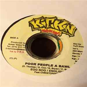 Egg Nog / English Feat Christopher - Poor People A Bawl Album