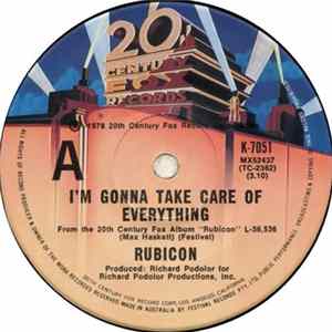 Rubicon - I'm Gonna Take Care Of Everything / That's The Way Things Are Album