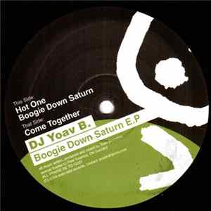 DJ Yoav B. - Boogie Down Saturn E.P. Album