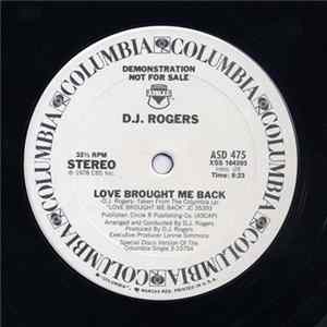 D. J. Rogers - Love Brought Me Back Album