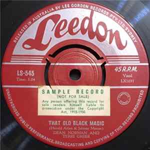 Dean Norman And Terri Greer / The Teentones - That Old Black Magic Album