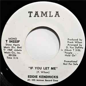 Eddie Kendricks - If You Let Me Album