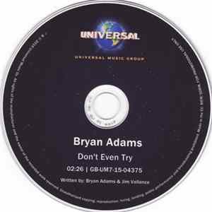 Bryan Adams - Don't Even Try Album