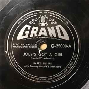 The Barry Sisters - Joey's Got A Girl / Pussy Cat Agony Five Album