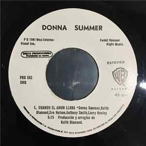 Donna Summer - Cuando El Amor Llora = When Love Cries Album