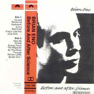 Brian Eno - Before And After Science Album