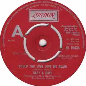 Gary & Dave - Could You Ever Love Me Again Album