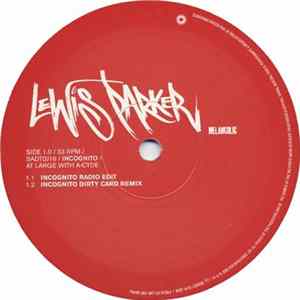 Lewis Parker - Incognito / At Large With A-Cyde Album