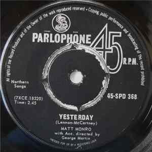 Matt Monro - Yesterday Album