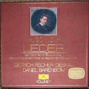 Hugo Wolf - Dietrich Fischer-Dieskau, Daniel Barenboim - Lieder (Nach Gedichten Von Eduard Mörike) - Volume 1 Album