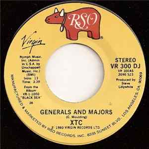 XTC - Generals And Majors Album