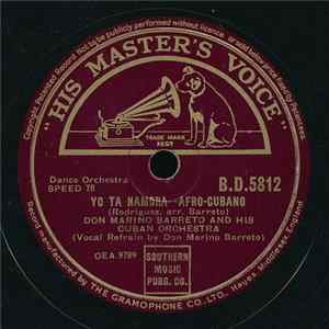 Don Marino Barreto And His Cuban Orchestra - Yo Ta Namora / Brazil Album