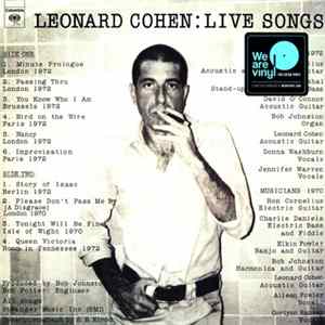 Leonard Cohen - Live Songs Album