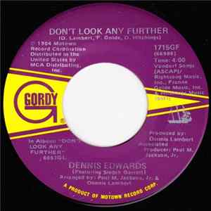Dennis Edwards - Don't Look Any Further Album
