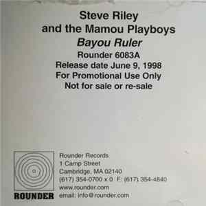 Steve Riley And The Mamou Playboys - Bayou Ruler Album