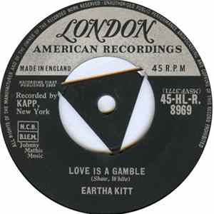 Eartha Kitt - Love Is A Gamble / Sholem Album