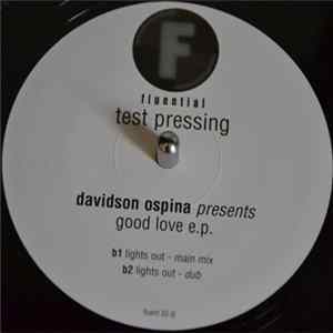Davidson Ospina - Good Love E.P. Album