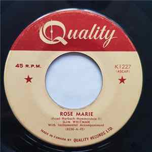 Slim Whitman - Rose Marie / We Stood At The Altar Album