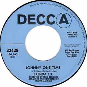 Brenda Lee - Johnny One Time Album