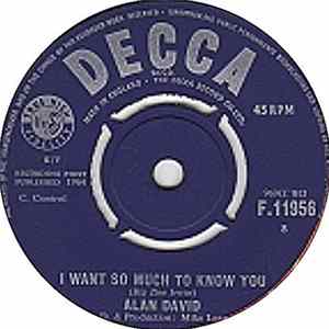 Alan David - I Want So Much To Know You Album