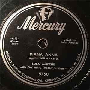 Lola Ameche - Piana Anna / Rag Time Melody Album