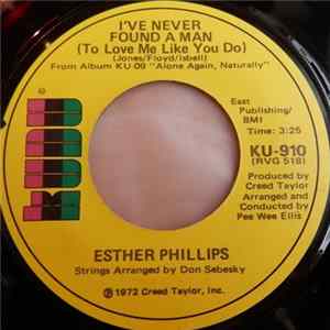 Esther Phillips - I've Never Found A Man (To Love Me Like You Do) / Cherry Red Album