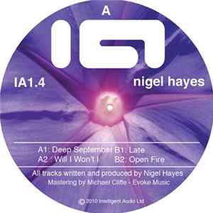 Nigel Hayes - Tales From The Shed Part 1 EP Album