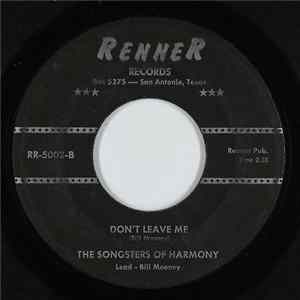 The Songsters Of Harmony - Jesus Take This Heart Of Mine / Don’t Leave Me Album