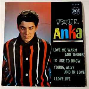 Paul Anka - Love Me Warm And Tender Album