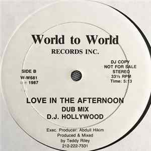 D.J. Hollywood - Love In The Afternoon Album