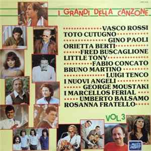 Various - I Grandi Della Canzone Vol. 3 Album