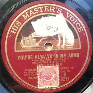 Bebe Daniels - You’re Always In My Arms / If You’re In Love, You’ll Waltz Album