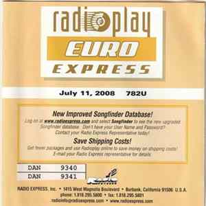 Various - Radioplay - Euro Express - 782U - July 11, 2008 Album