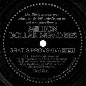 Unknown Artist - Det Bästa Presenterar Några Av De 108 melodierna Ur Det Nya Skivalbumet Million Dollar Memories Album
