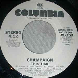 Champaign - This Time Album