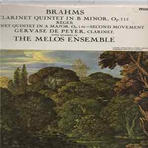 Brahms - Gervase de Peyer, Members Of The Melos Ensemble, Reger - Quintet In B Minor For Clarinet And Strings Album