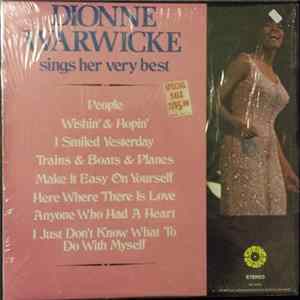 Dionne Warwick - Sings Her Very Best Album