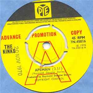 The Kinks - Apeman Album