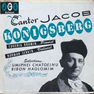 Cantor Jacob Konigsberg - Umipnei Chatoeinu / Ribon Haolomin Album