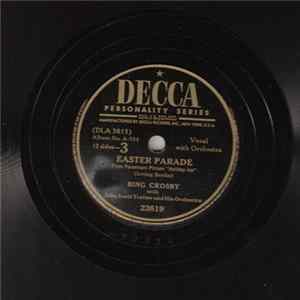 Bing Crosby - Easter Parade / I've Got Plenty To Be Thankful For Album