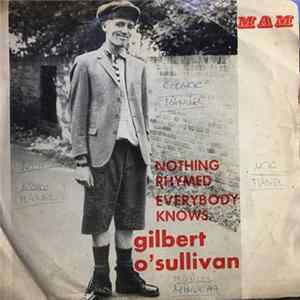 Gilbert O'Sullivan - Nothing Rhymed Album