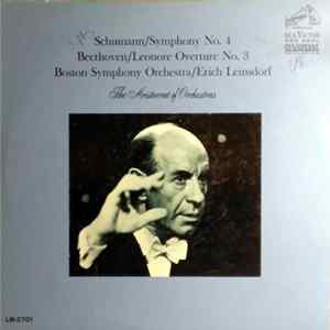 Schumann / Beethoven / Boston Symphony Orchestra / Erich Leinsdorf - Schumann/Symphony No. 4 Beethoven/Leonore Overture No. 3 Album